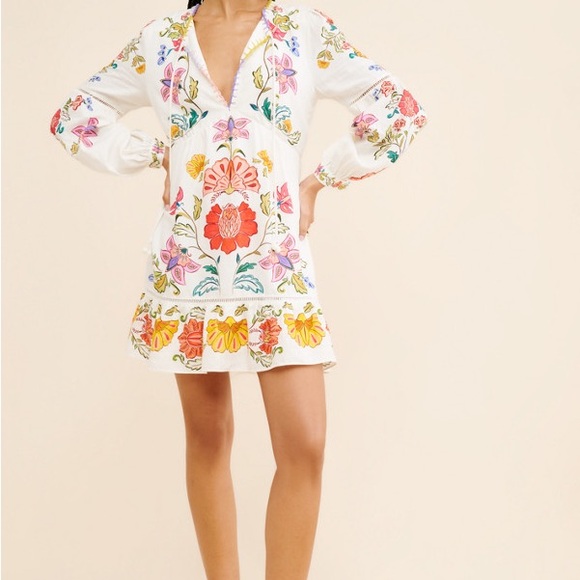 FARM Rio Floral Insects Mini Dress | S - Picture 3 of 4
